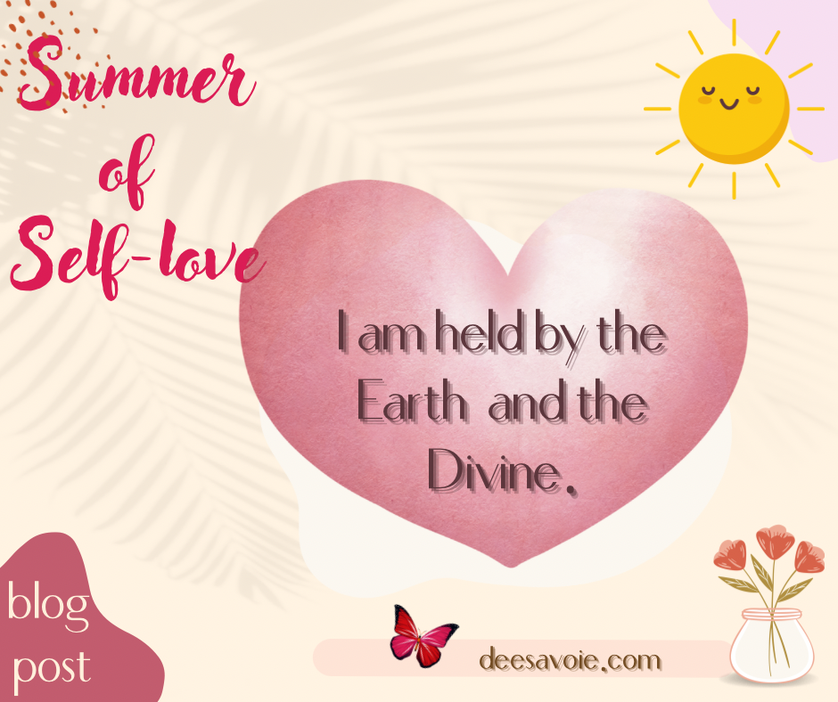 I am held by the earth and the Divine