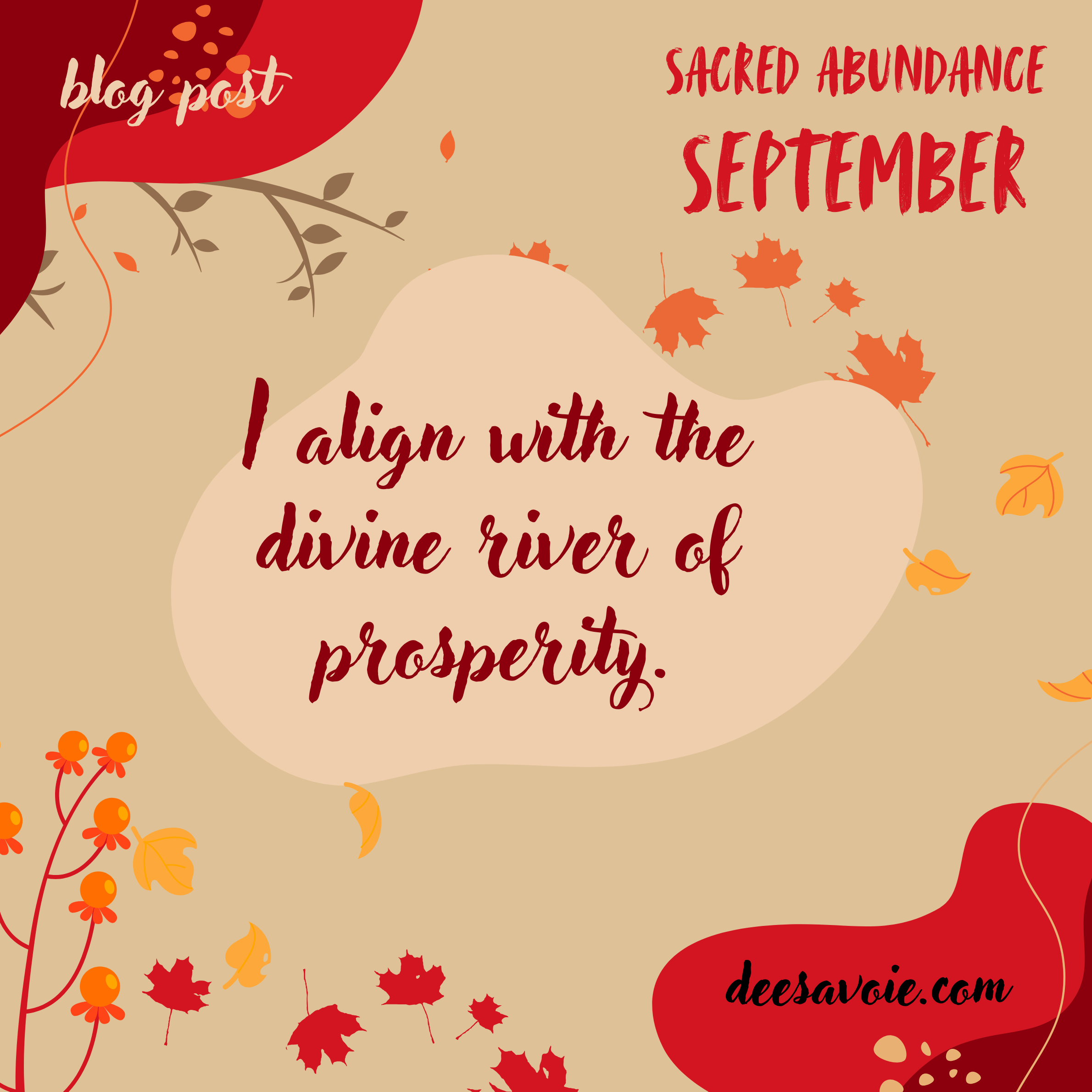 I Align with the Divine River of Prosperity