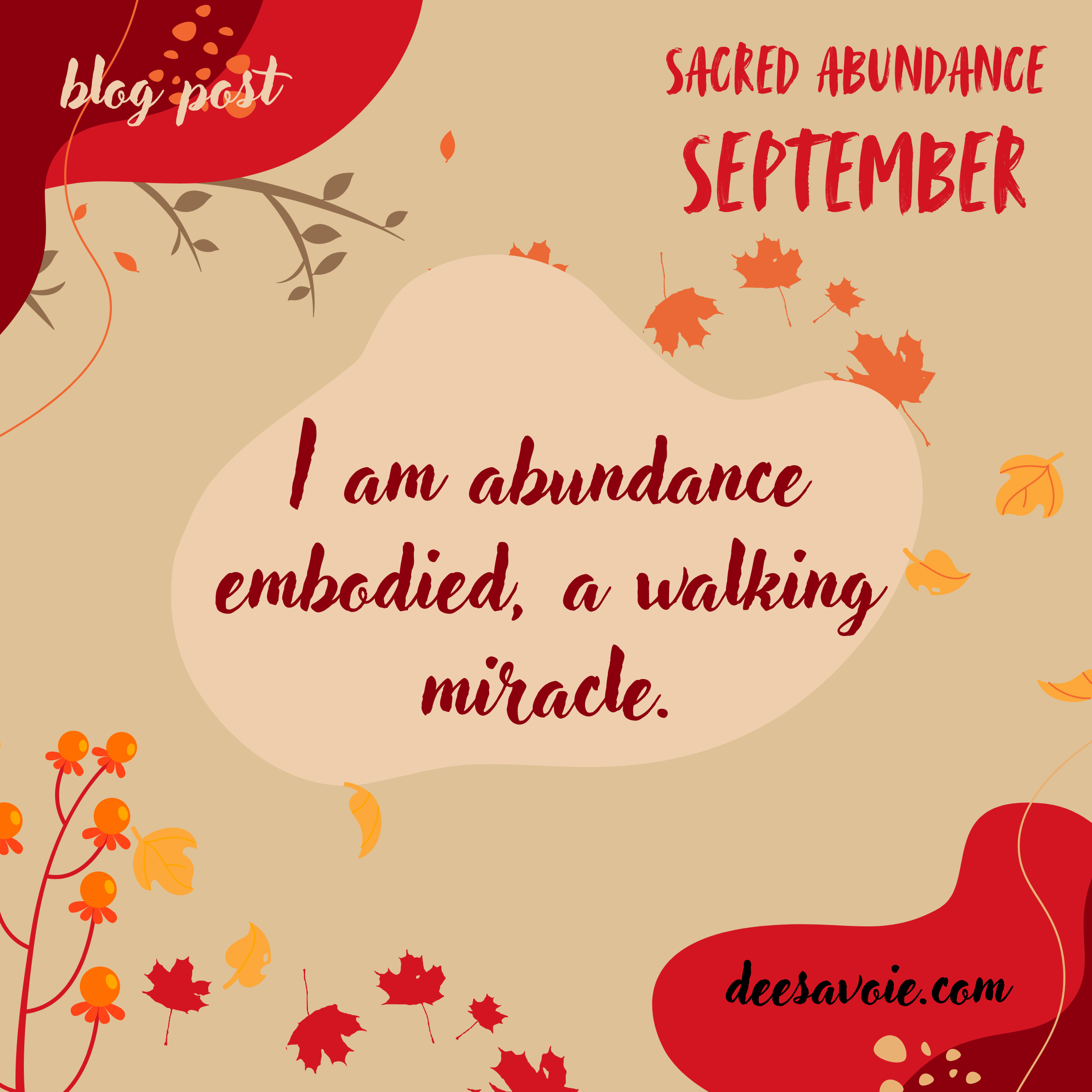 I am abundance